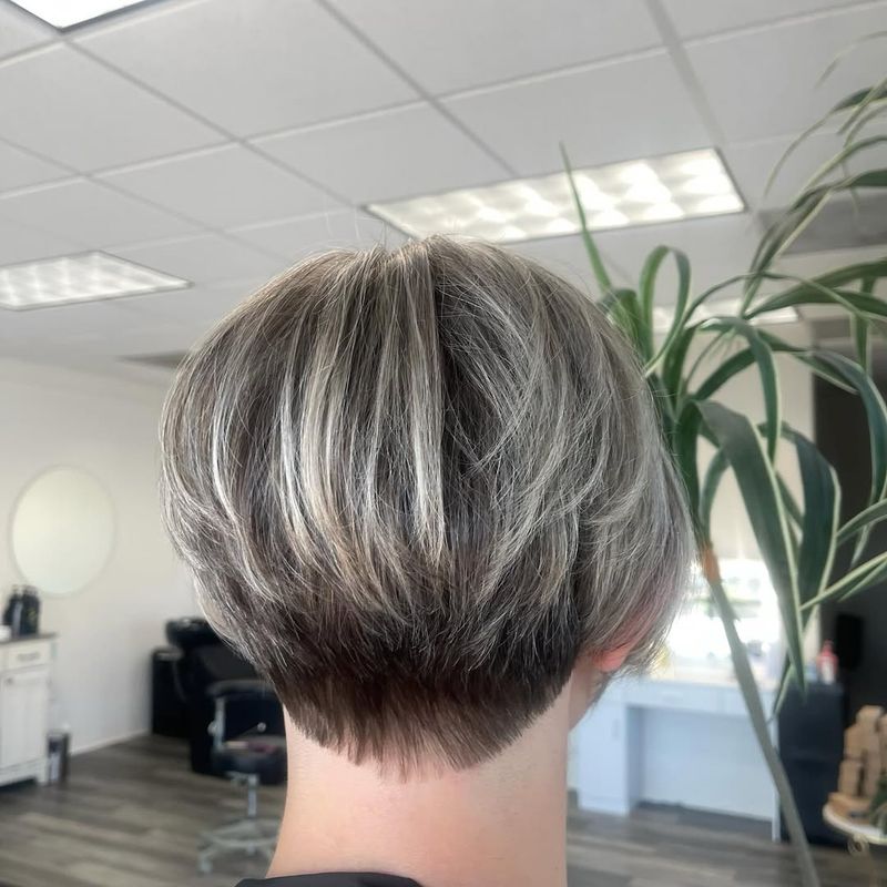 A-Line Cut with Smoky Tones