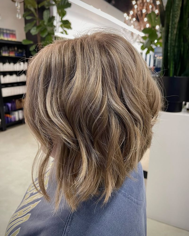 Angled Bob With Highlights