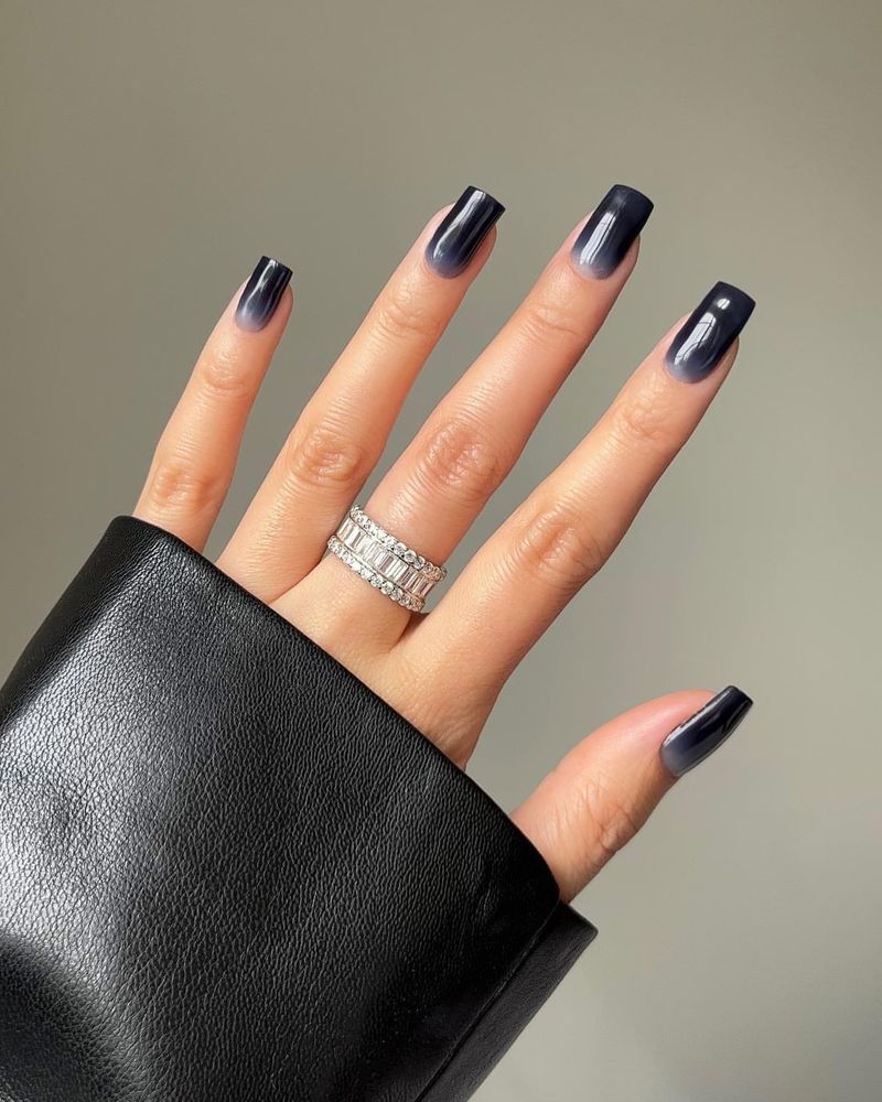 Classy Black Nails