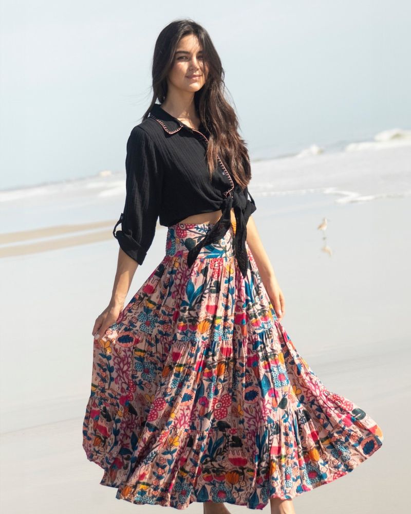 Convertible Maxi Skirt-Pants