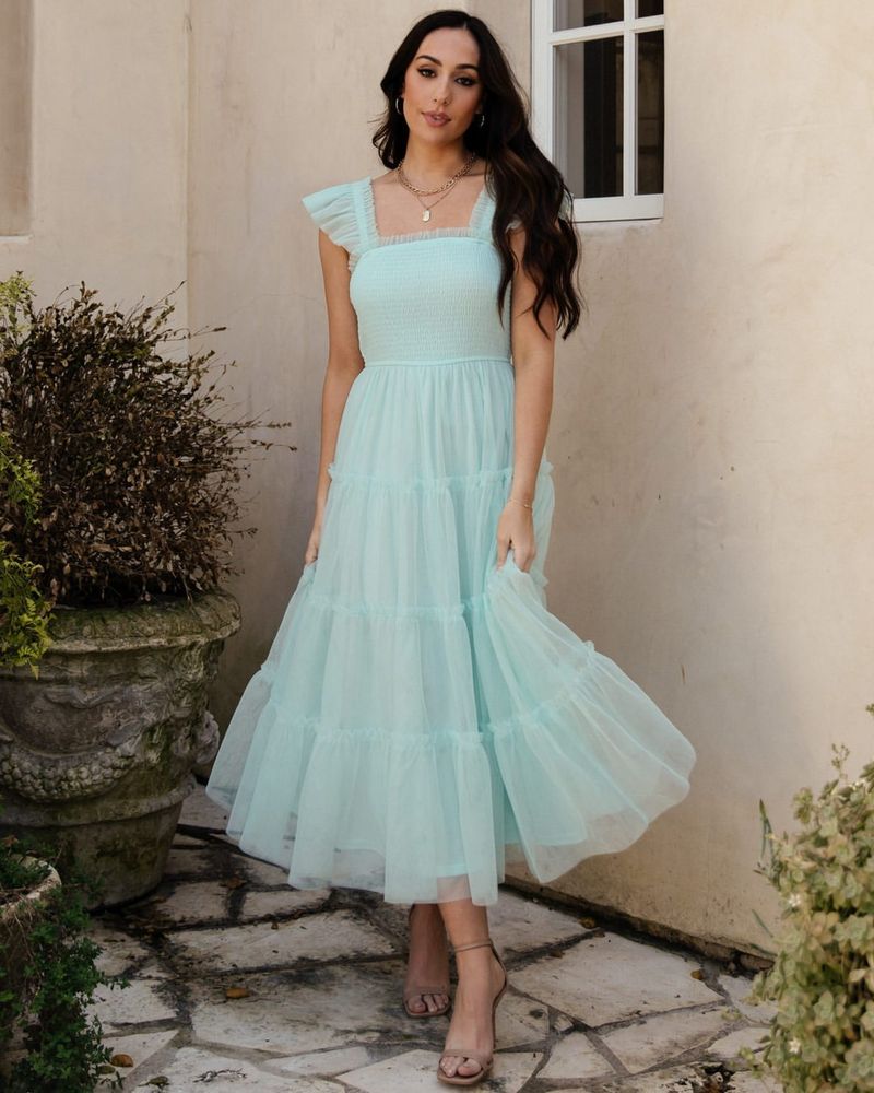 Tulle Midi Dresses