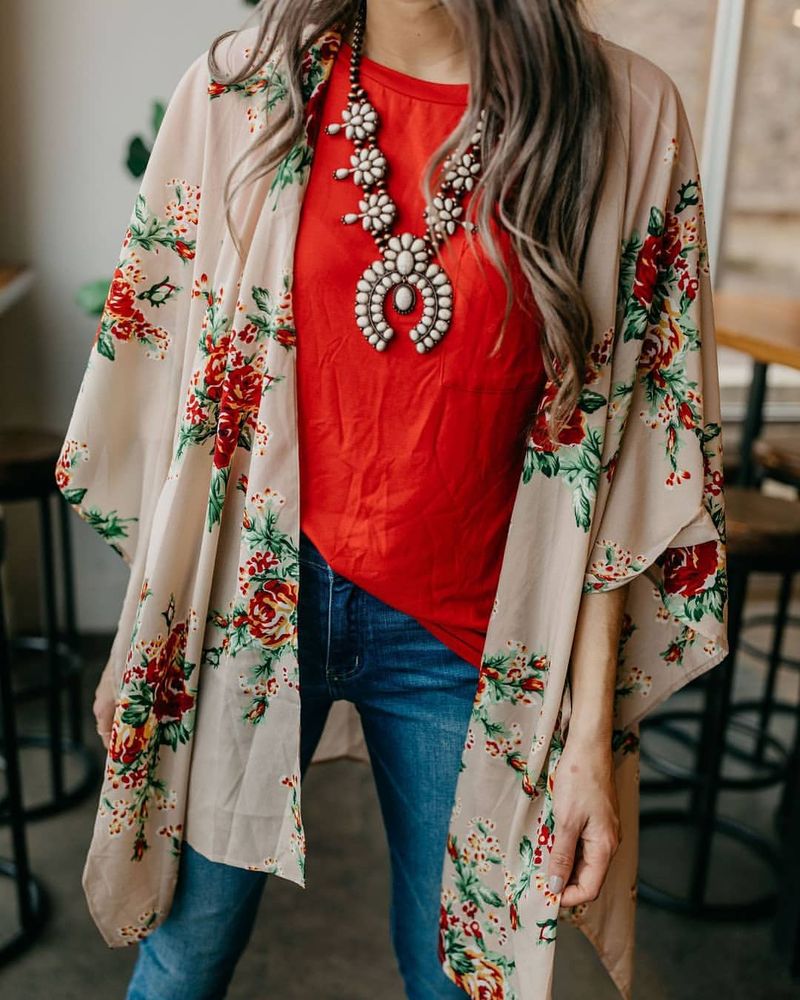 Floral Kimono Cardigan