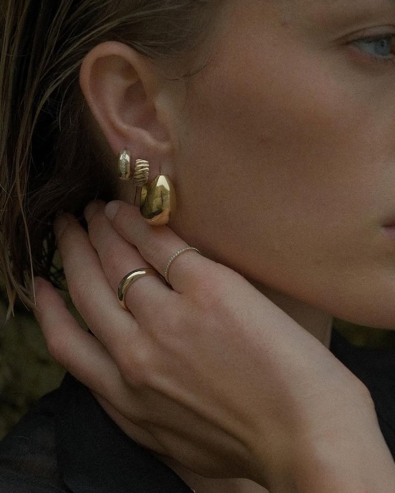 Gold Hoop Earrings