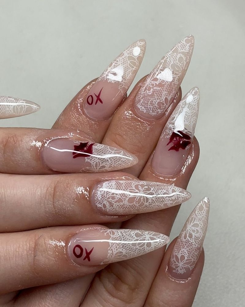 Lace Classy Nails