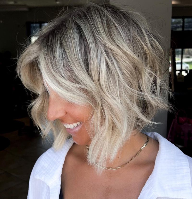 Layered Bob With Highlights