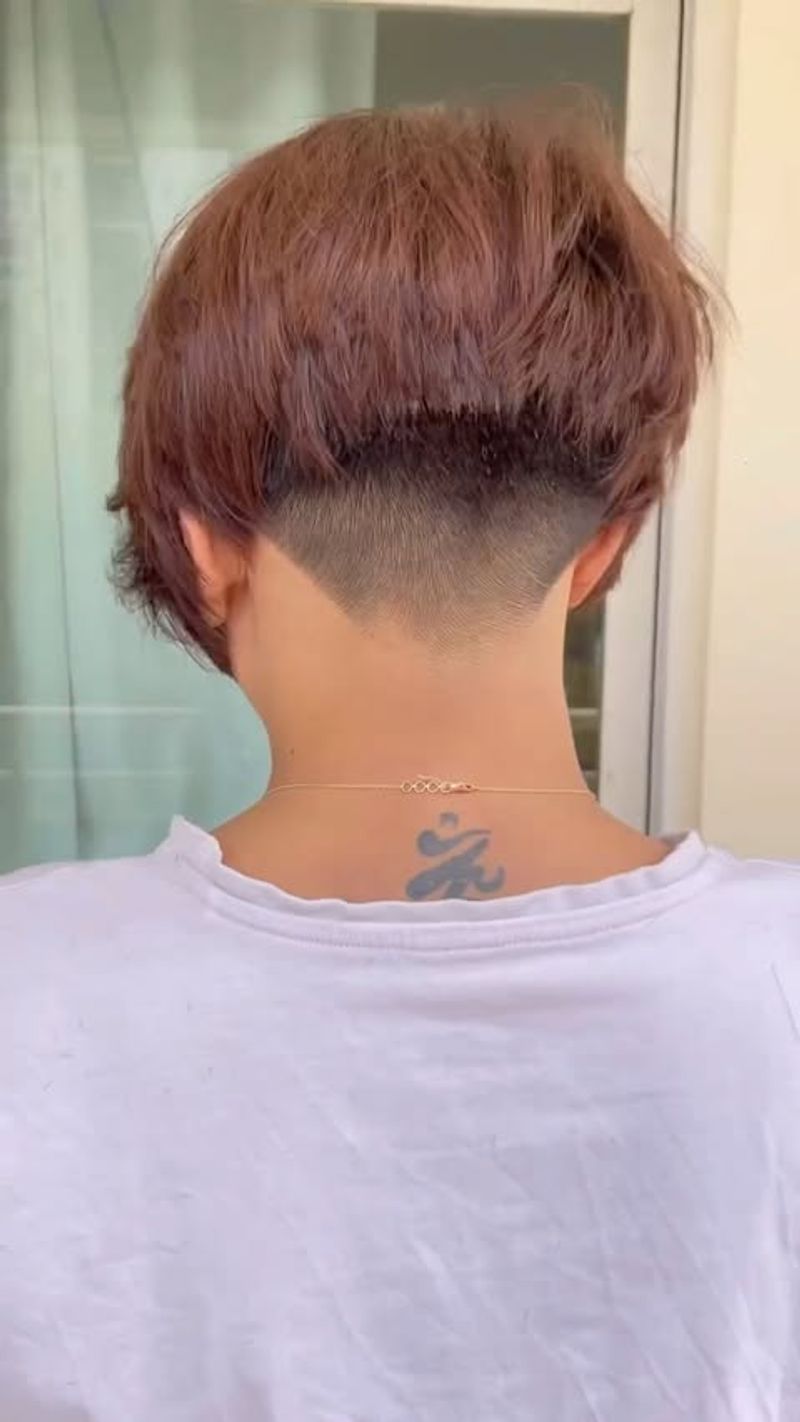 Pixie Bob With A Nape Undercut