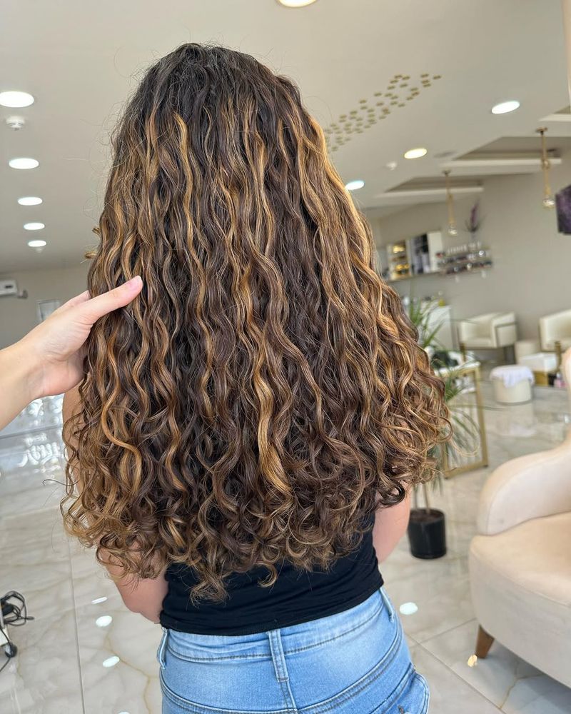 Long Layers with Curls