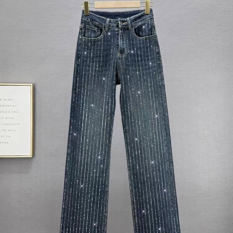 Rhinestone-Encrusted Denim