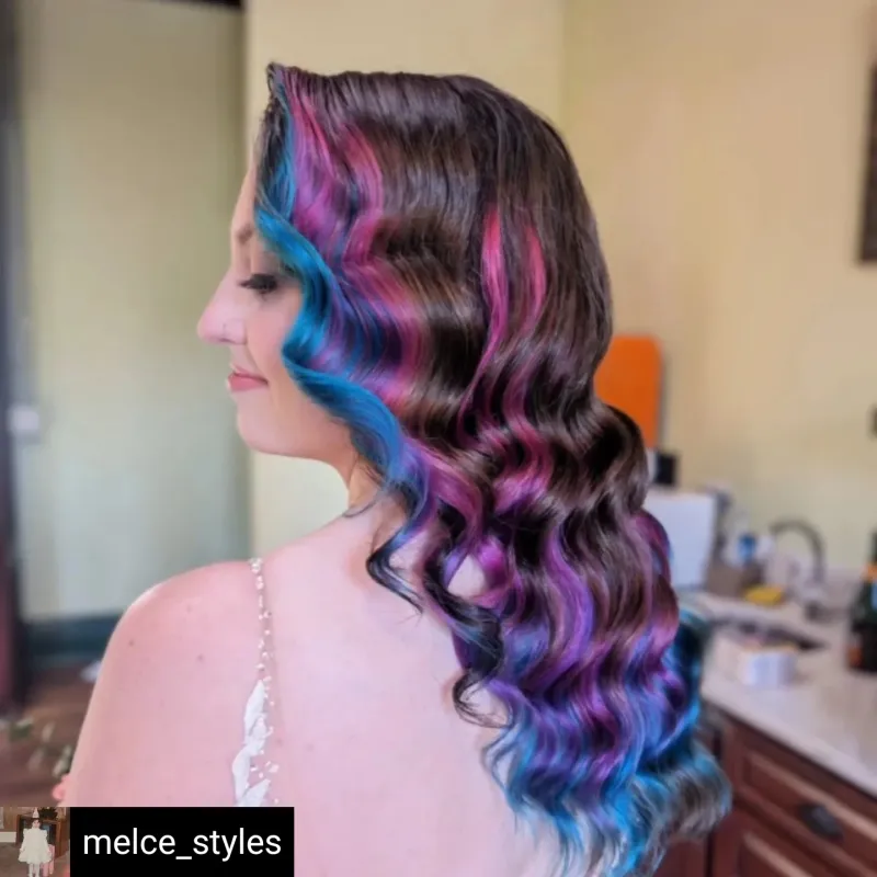 Rainbow Unicorn Hollywood Waves