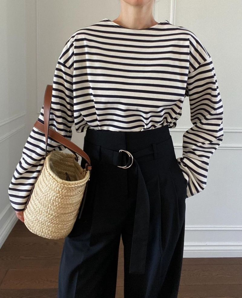 Striped Breton Top