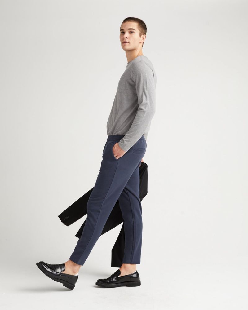 Slim Fit Wool Blend Trousers