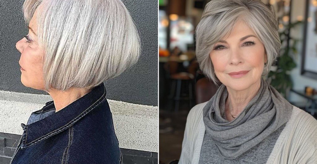 15 Timeless Wedge Haircuts For Older Women That Always Look Stylish