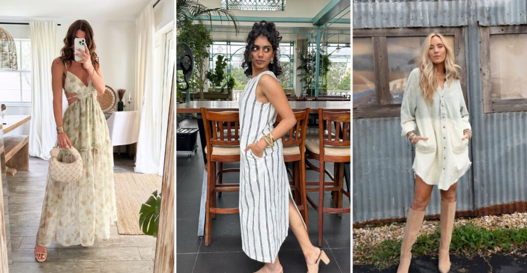 20 Waist-Slimming Spring Dresses That Pair Perfectly With Sneakers