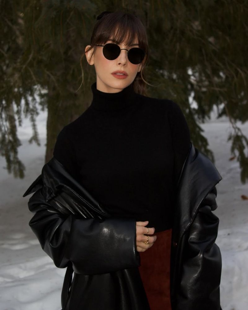 Black Turtleneck