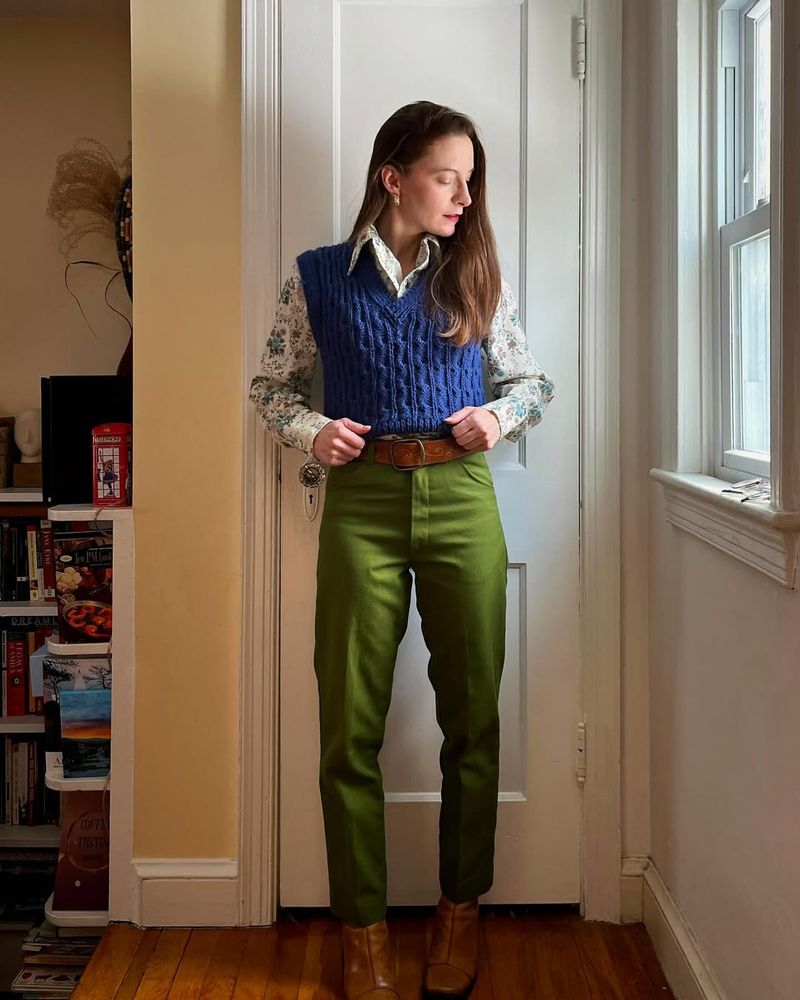 Preppy Style With A Sweater Vest