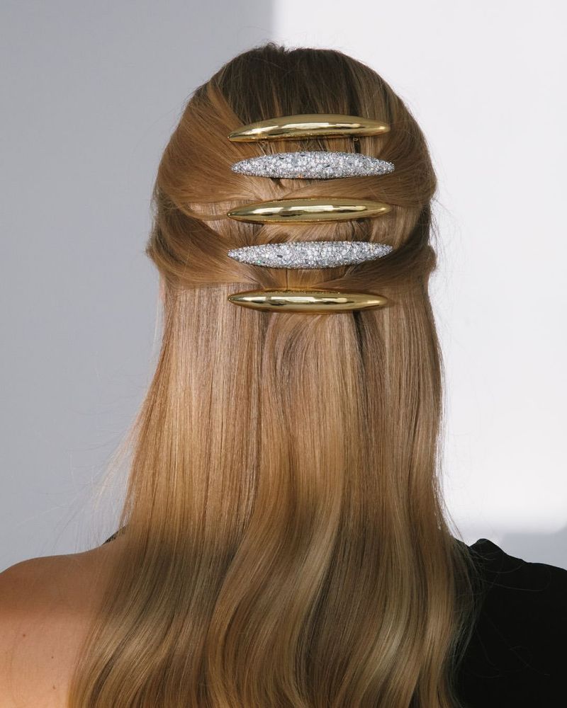 Crystal Hair Barrettes