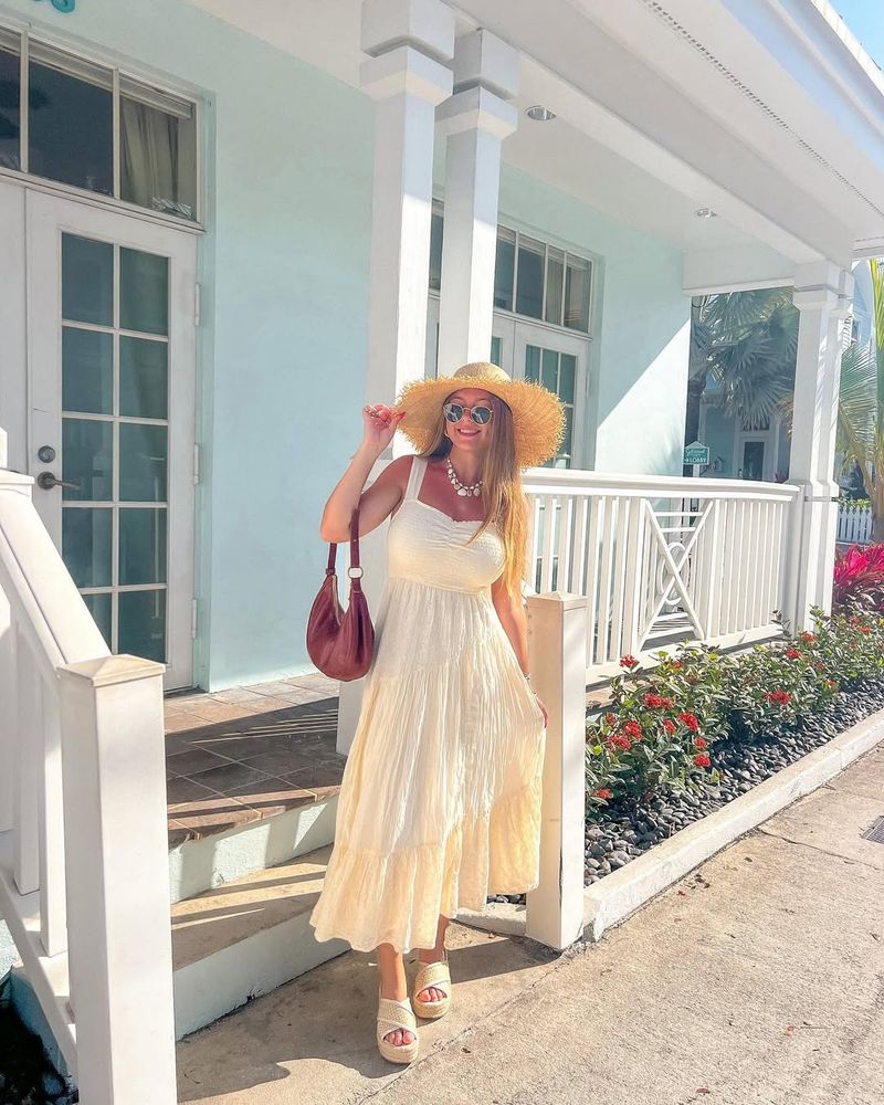 Summer Dress and Sun Hat