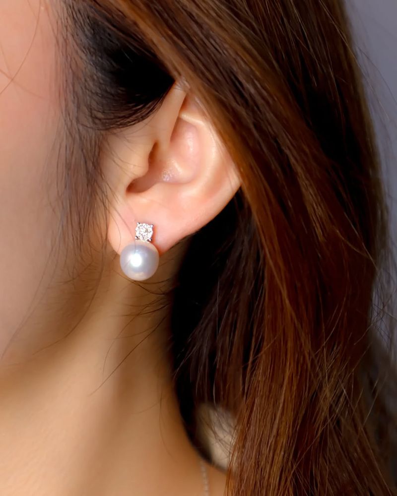 Pearl Stud Earrings