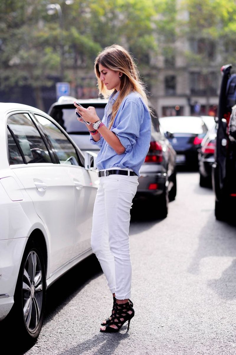 White Button-Down Shirt