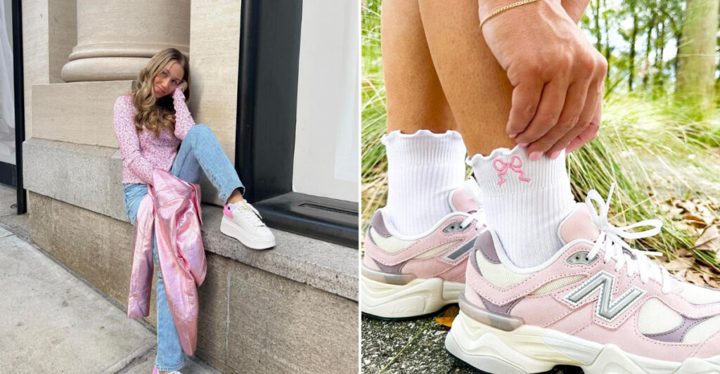 Pink Sneakers Are Trending! Here Are 15 Ways to Style Them Like a Fashion Icon