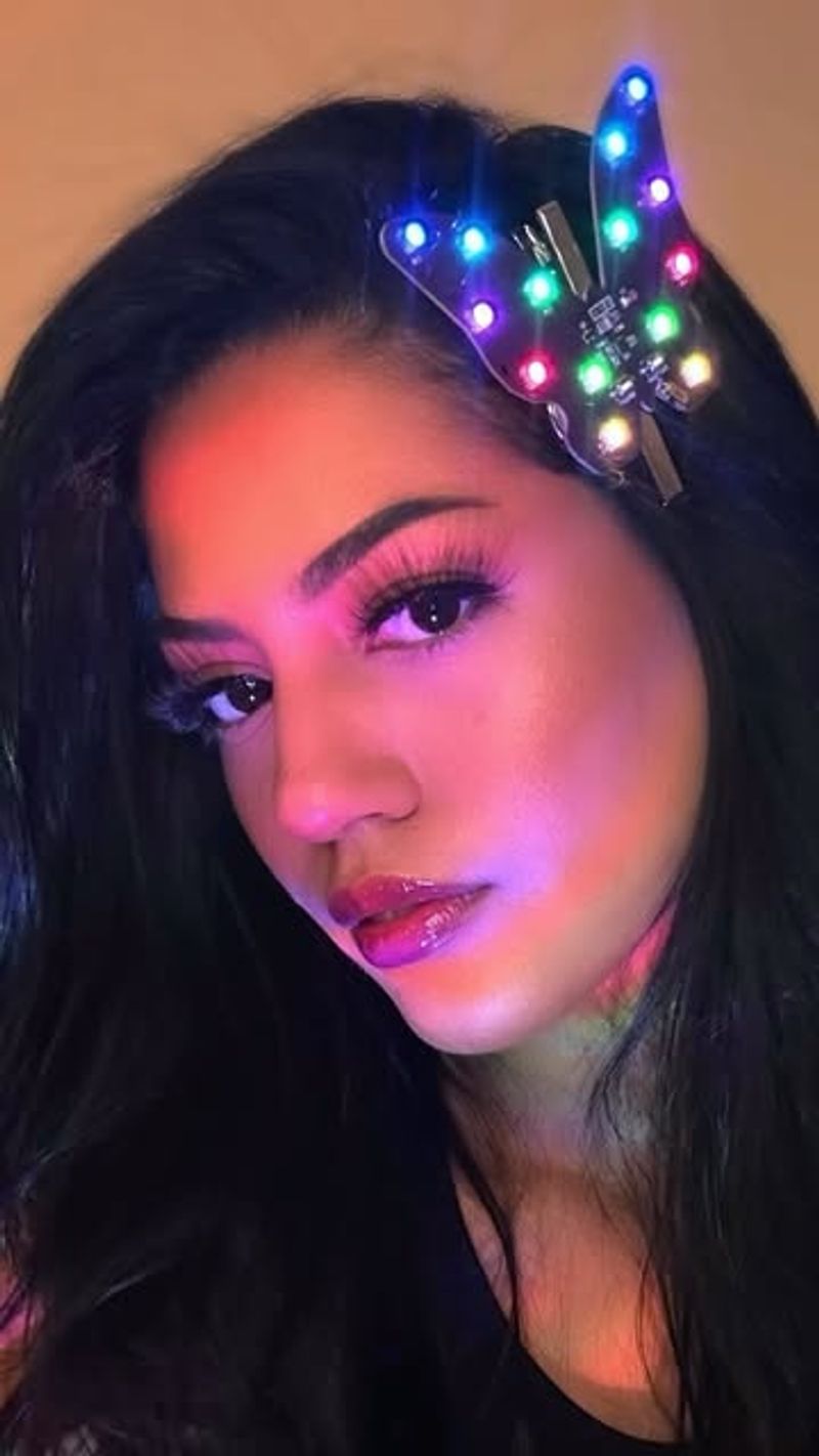 LED Hair Clips