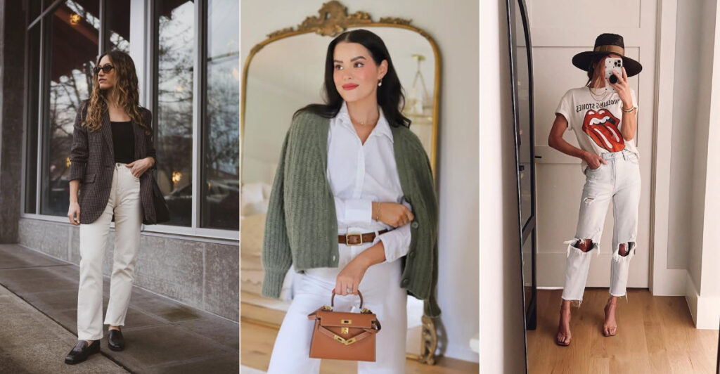What to Wear With White Jeans – 23 Outfit Ideas