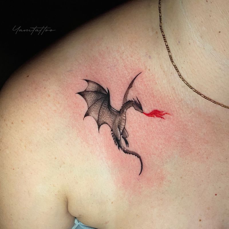Dragon Tattoos - Power That Breathes Fire