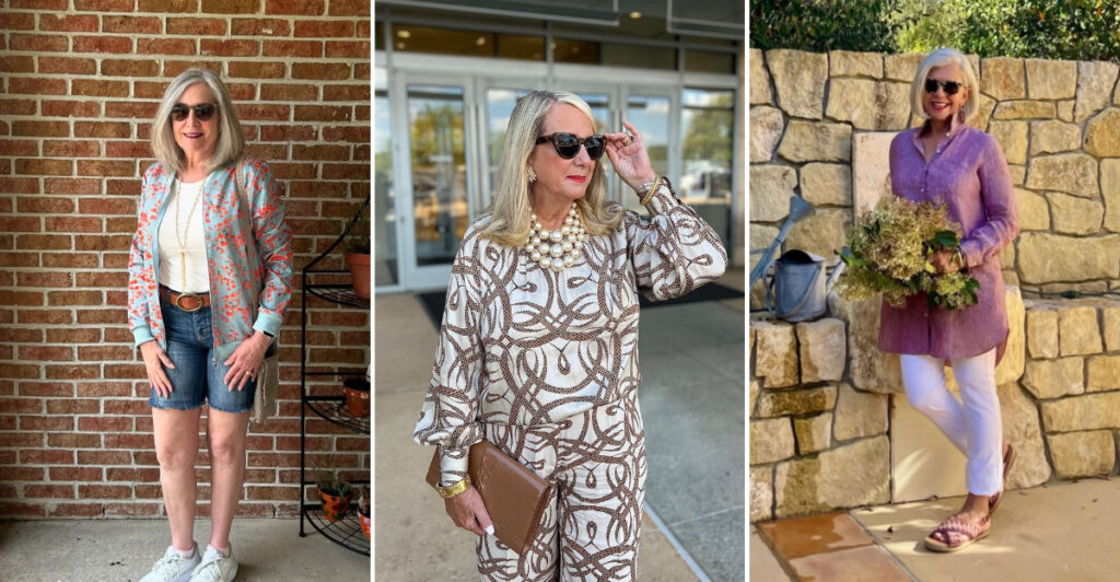 16 Feminine Outfit Ideas That Look Great With Gray Hair