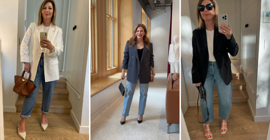 17 Chic Ways Women 50+ Are Styling Straight-Leg Jeans Right Now