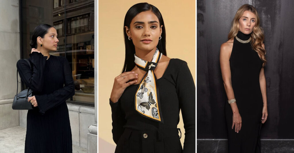 20 Genius Ways To Style A Simple Black Dress For Any Occasion