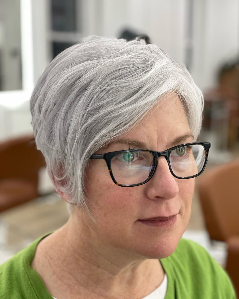 Asymmetrical Pixie Cut