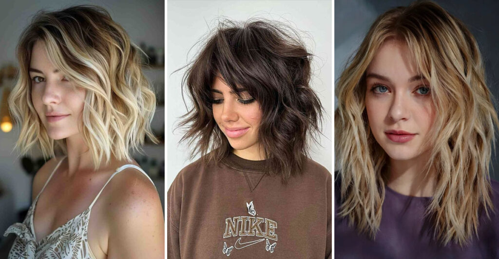 30 Coolest Long Choppy Bob Haircuts For That Beachy Lob Look