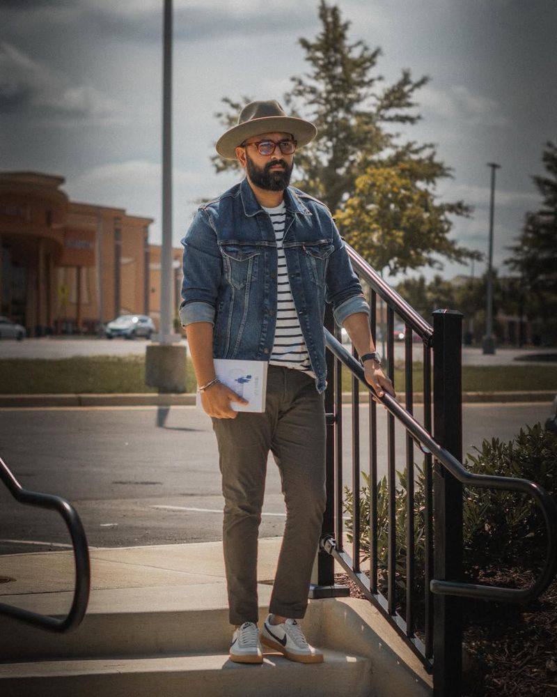 Denim Jacket & Chinos