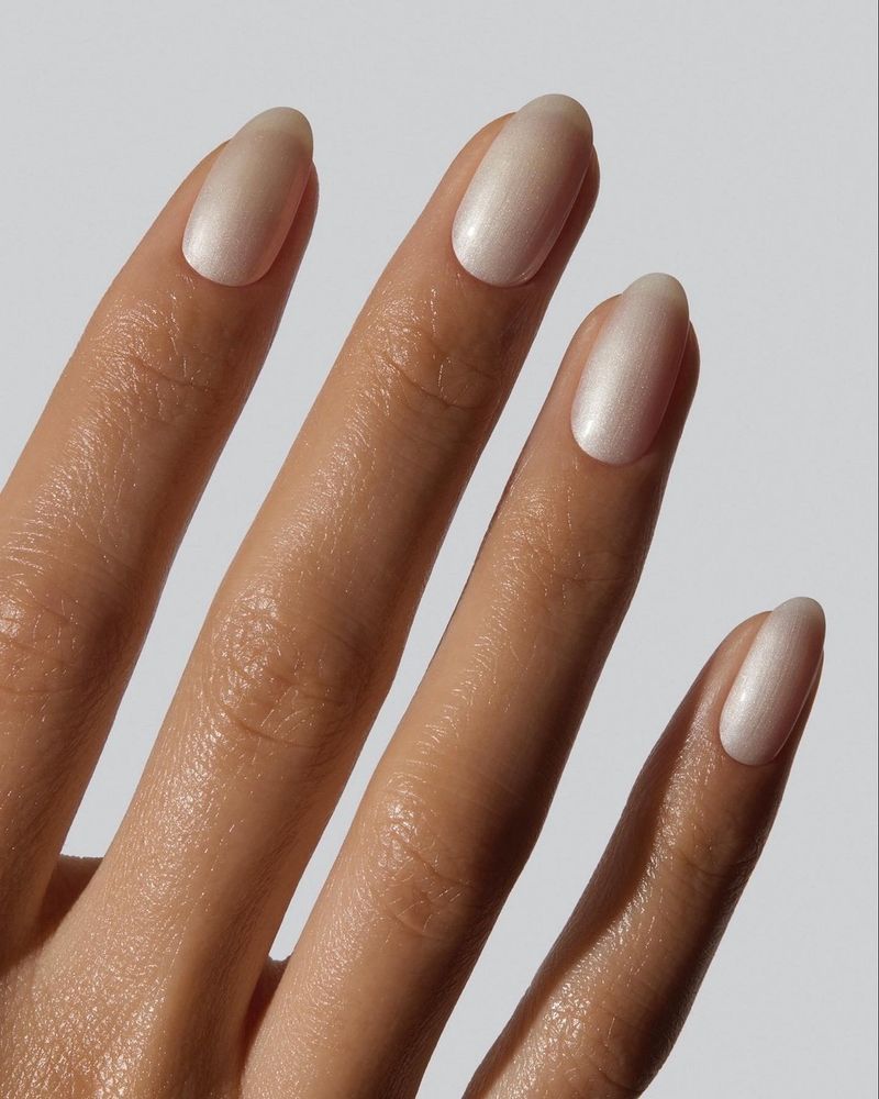 Creamy Ivory Nails