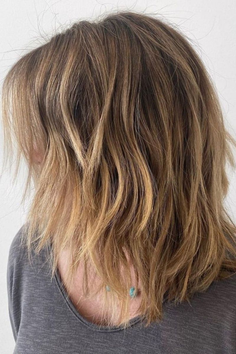 Piecey Layered Lob
