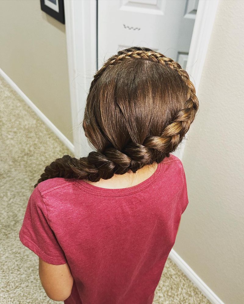 Wrap-Around Braid Ponytail