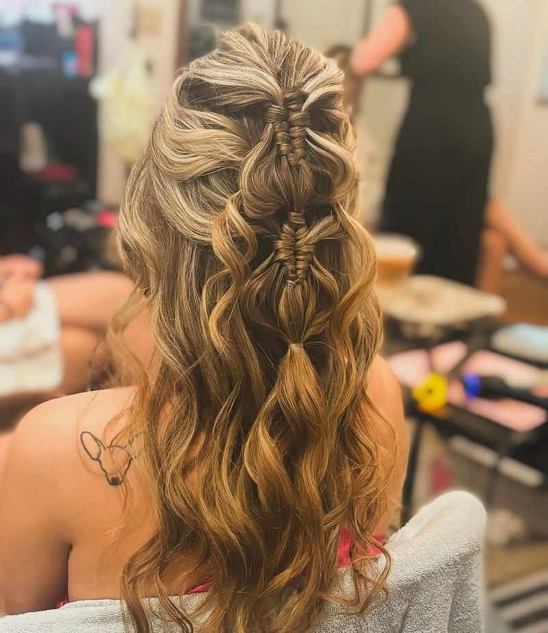 Twisted Side Sweep Half-Up
