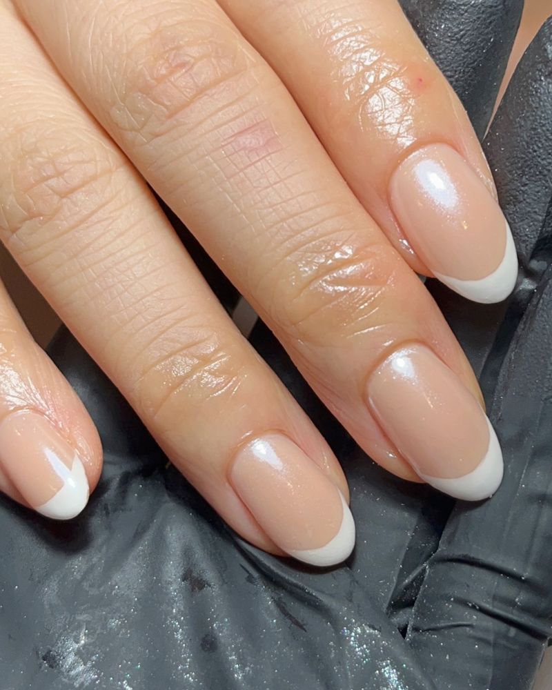 French Tips with Ultra-Clean Cuticles