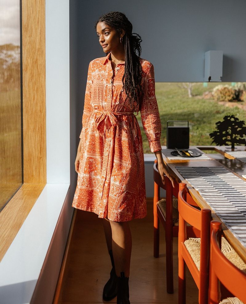 Relaxed Oversized Shirt Dress