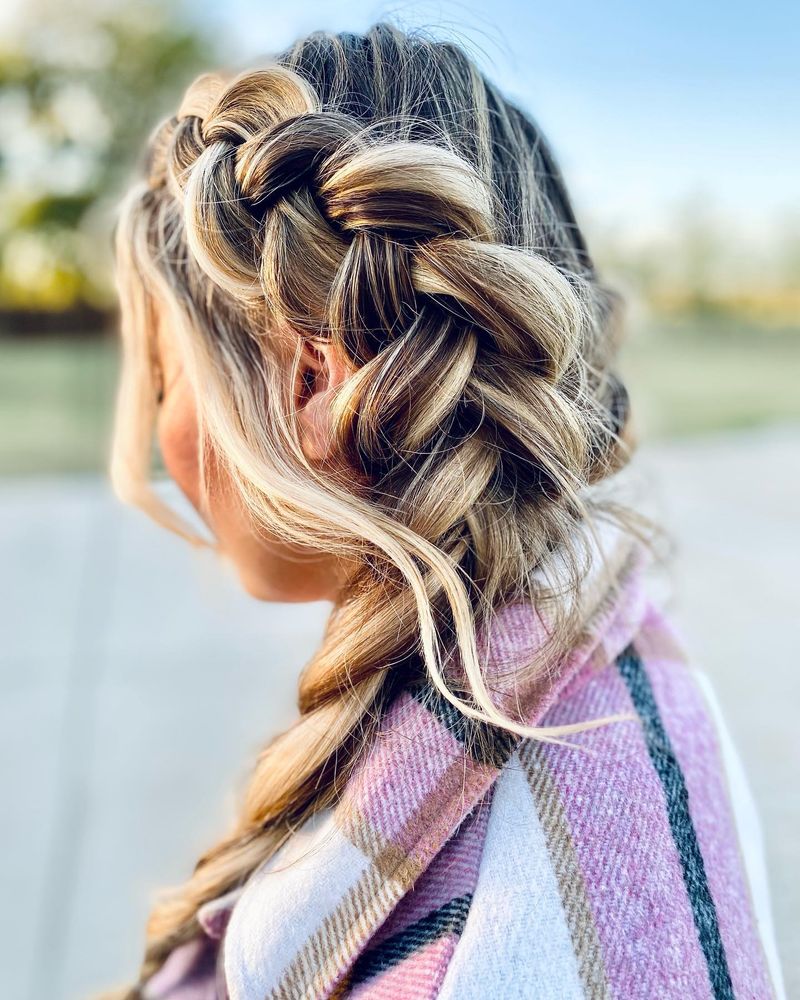 Boxer Braid Ponytail