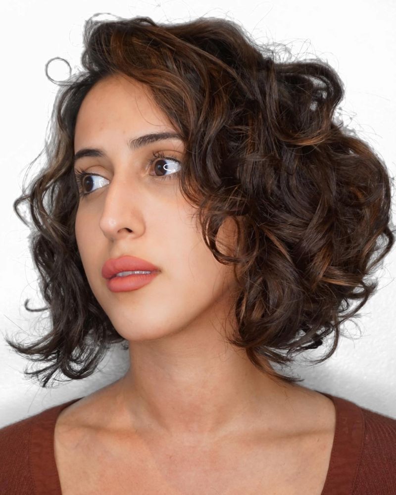 Soft Curly Bob
