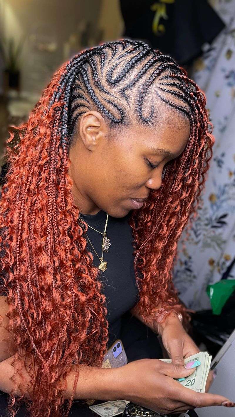Triangle Part Lemonade Braids
