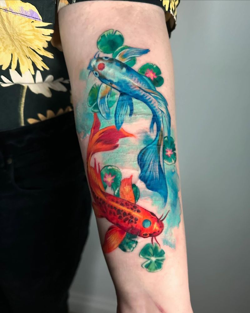 Koi Fish - Swimming Against Life's Current