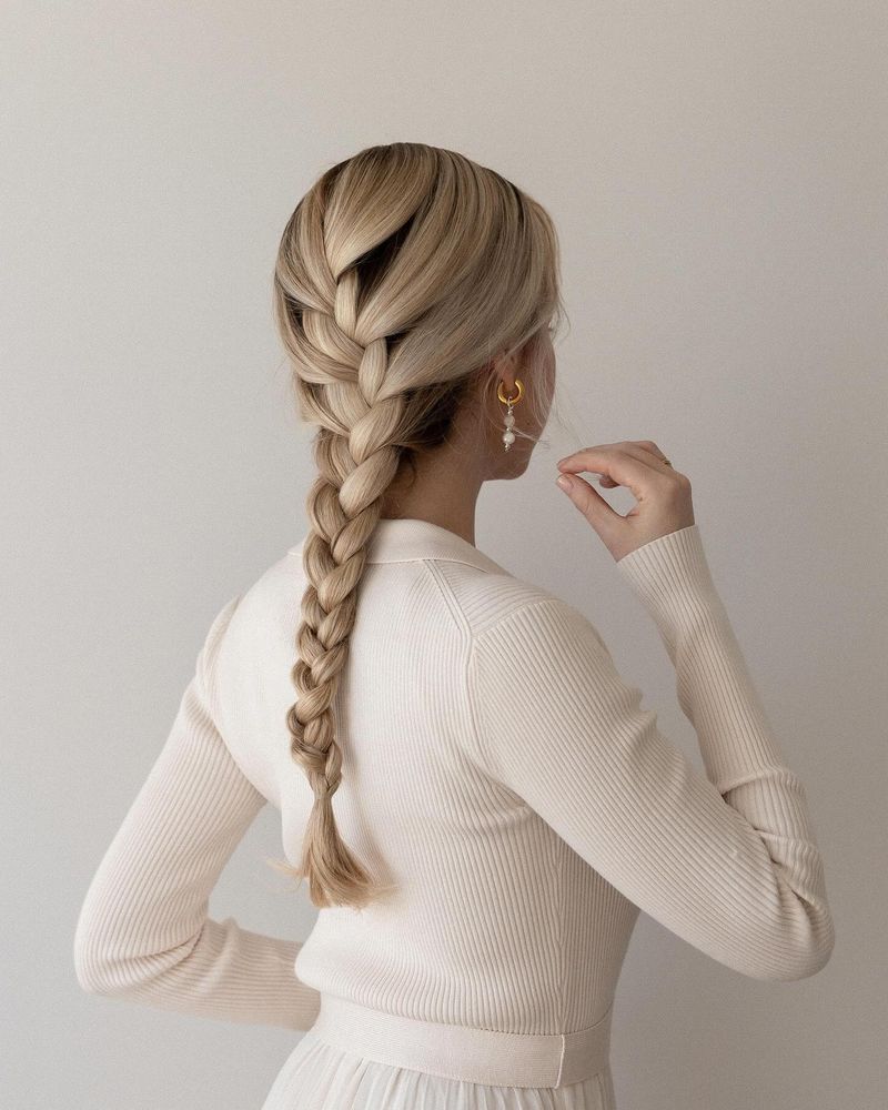 French Braid Ponytail
