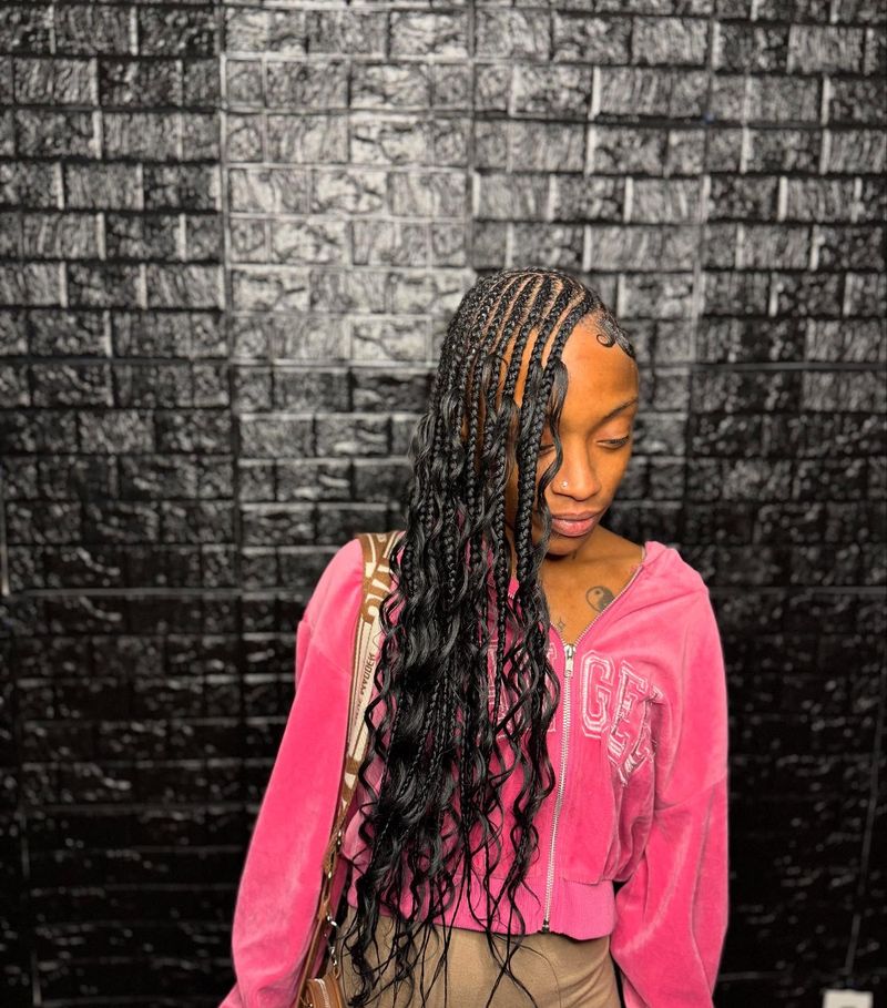 Waist-Length Lemonade Braids