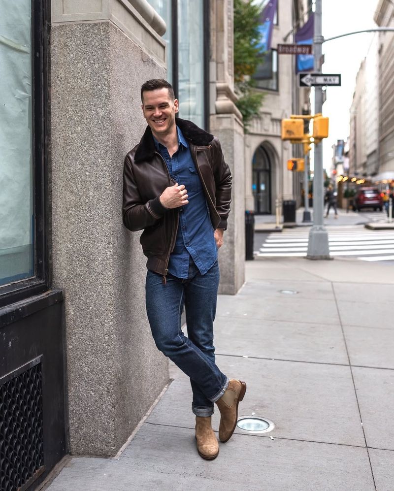 Peacoat & Chelsea Boots