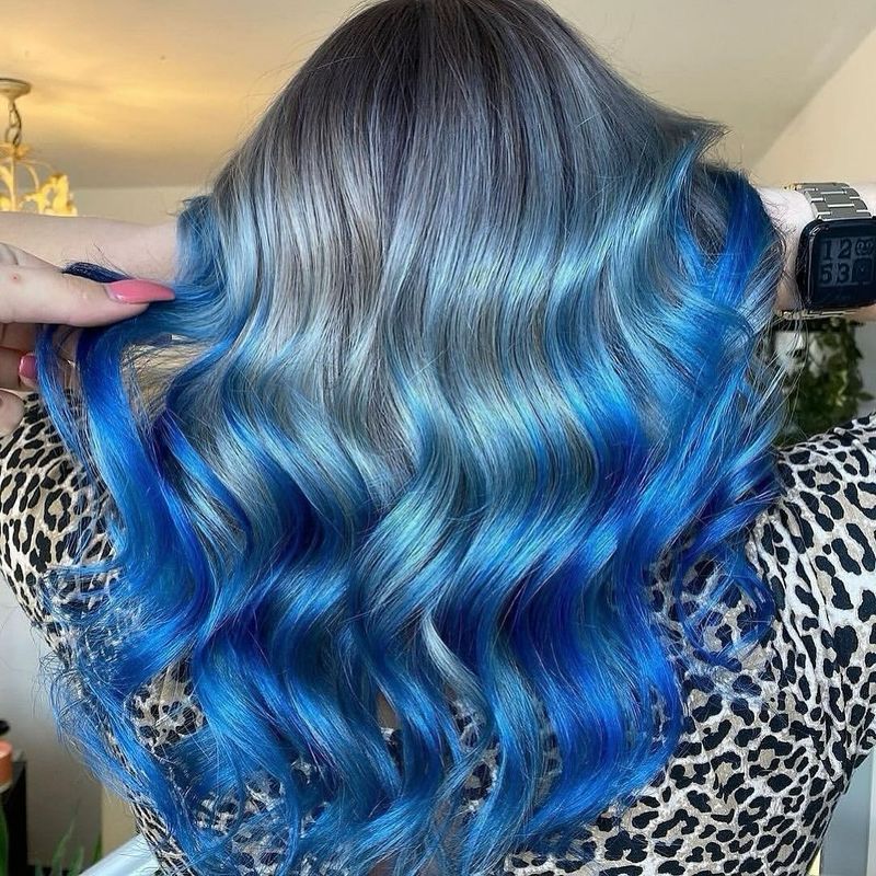 Electric Blue Waves