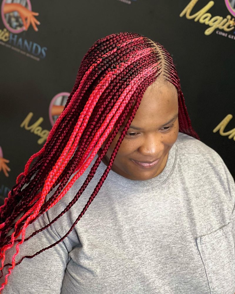 Layered Cornrow Styles