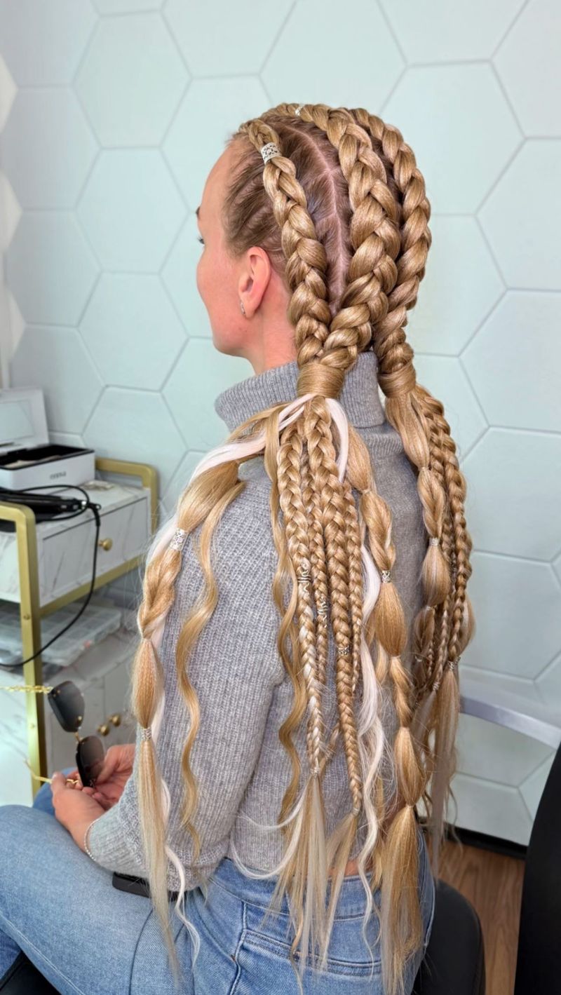 Sleek Ponytail with Hidden Braid