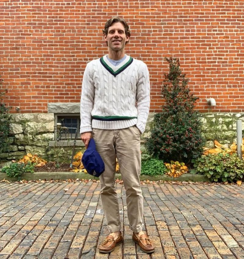 Sweater Vest & Button-Down Shirt